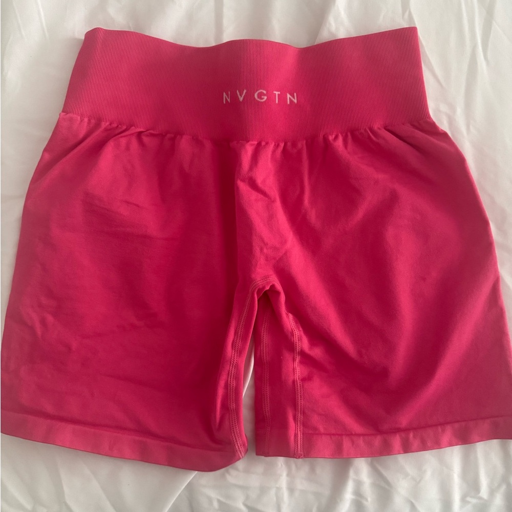 NVGTN Women's Vibrant Pink Athletic Shorts